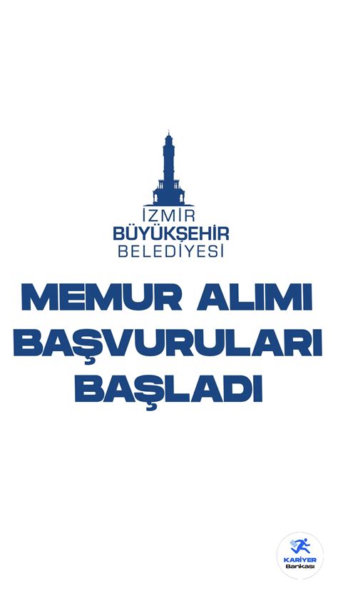 izmir büyükşehir belediyesi memur alımı 2020
